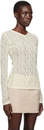 CAMILLA AND MARC Off-White Elda Long Sleeve T-Shirt