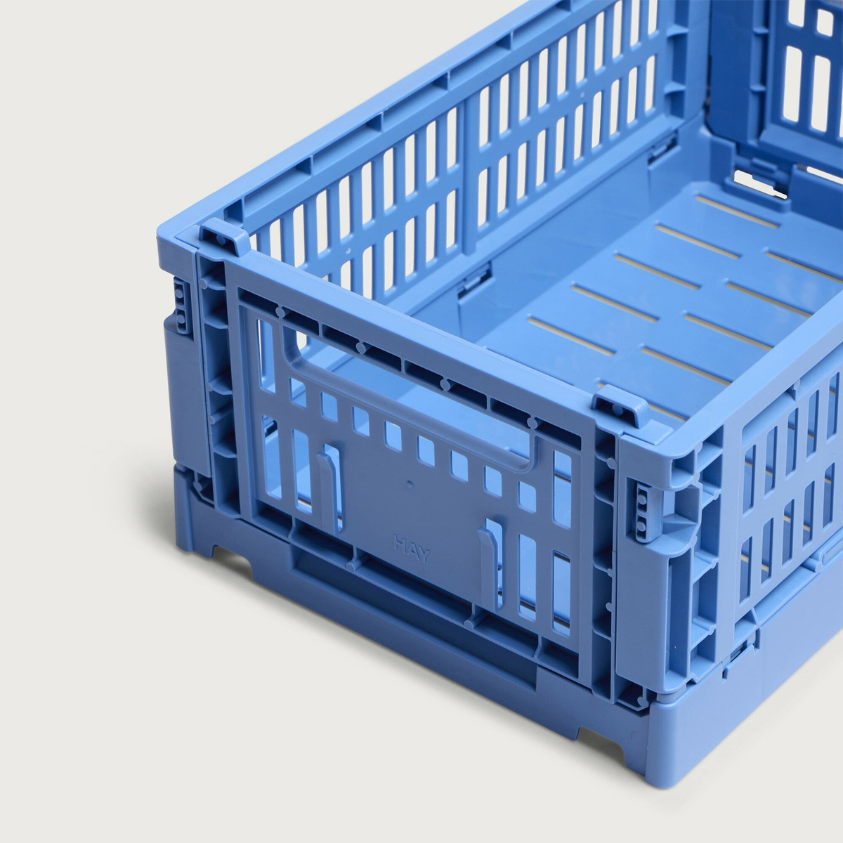 HAY Small Recycled Colour Crate in Electric Blue