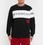 Givenchy - Logo-Embroidered Fleece-Back Cotton-Jersey Sweatshirt - Men - Black