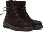 Marsèll Brown Parrucca Lace Up Ankle Boots