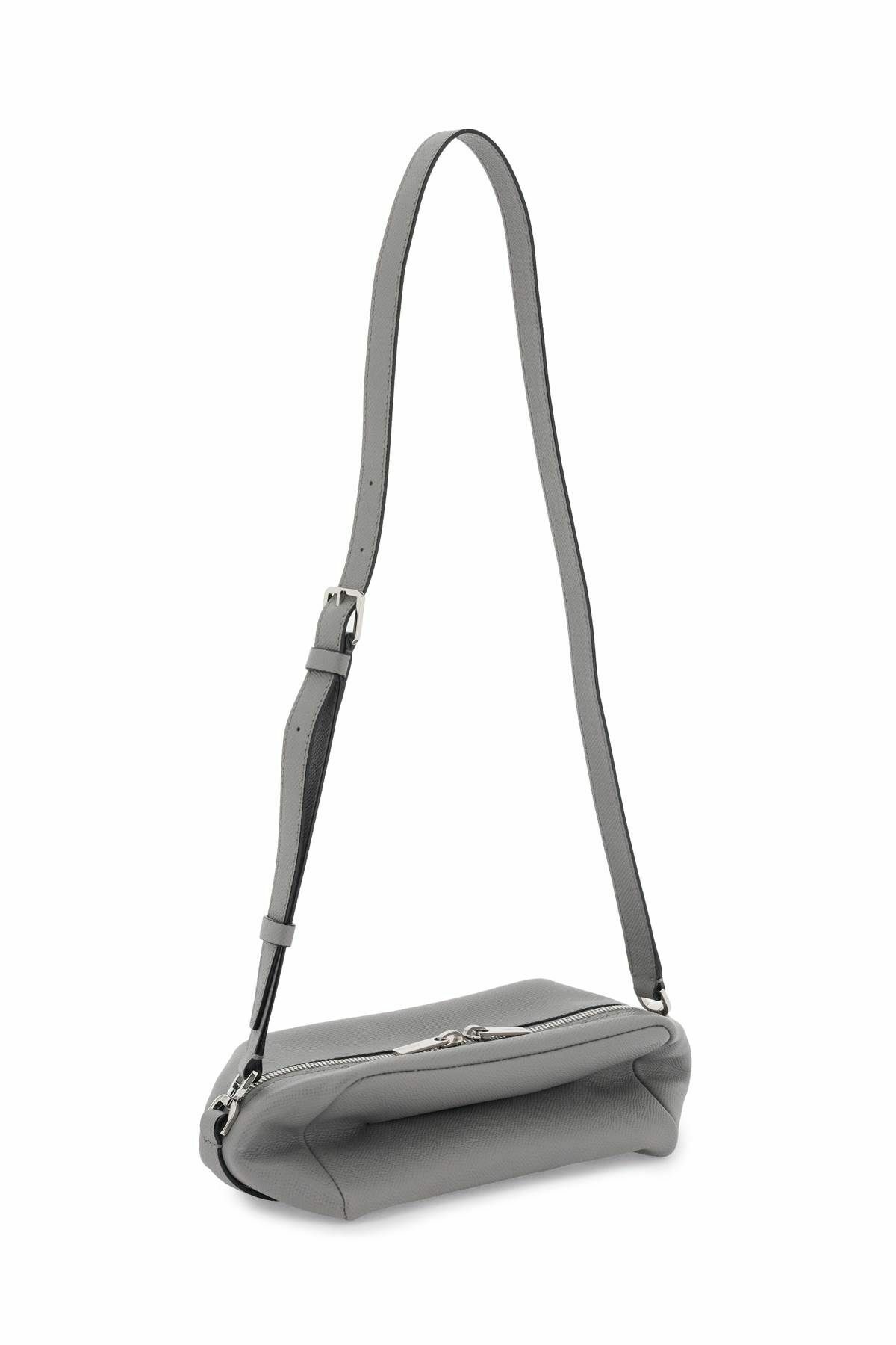 VALEXTRA leather crossbody bag Grey