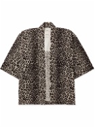 Visvim - Happy Leopard-Print Cotton-Blend Corduroy Kimono Jacket - Animal print