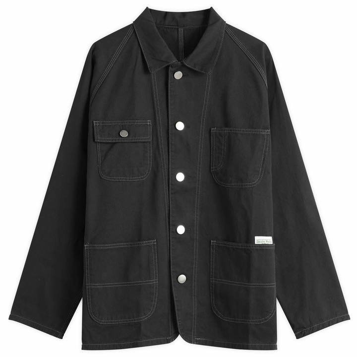 Photo: Service Works Men's Drill Coverall 2.0 Jacket in Black
