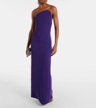 Solace London Eve crêpe gown