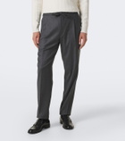 Lardini Wool and cashmere slim pants