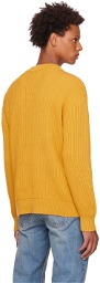 Nudie Jeans Yellow Frank Sweater