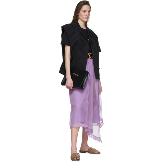 Gucci Purple Silk Organdy Skirt Gucci Gucci Purple Silk Organdy Skirt Gucci