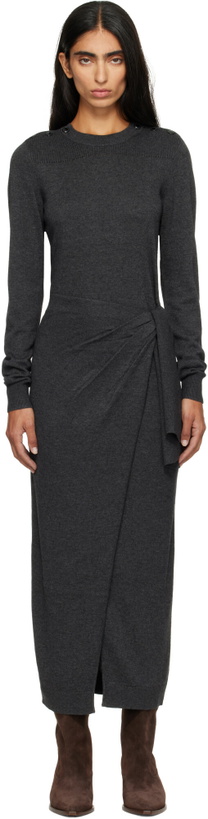 Photo: Isabel Marant Gray Jozira Maxi Dress
