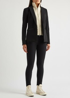 Veronica Beard Upstate Cream Cable-knit Wool Dickey - Ivory - One Size