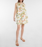 Erdem - Vacation Maui floral linen shorts