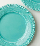 Bordallo Pinheiro Fantasia set of 4 dinner plates