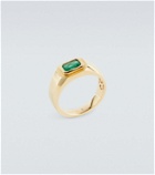 Shay Jewelry Champion 18kt gold ring with emerald