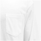 FrizmWORKS Men's Double Neck Longsleeve Pocket T-shirt in White