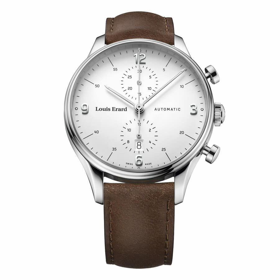 Louis Erard Heritage Chronograph Automatic Silver Dial Mens Watch 78289AA01.BVA01