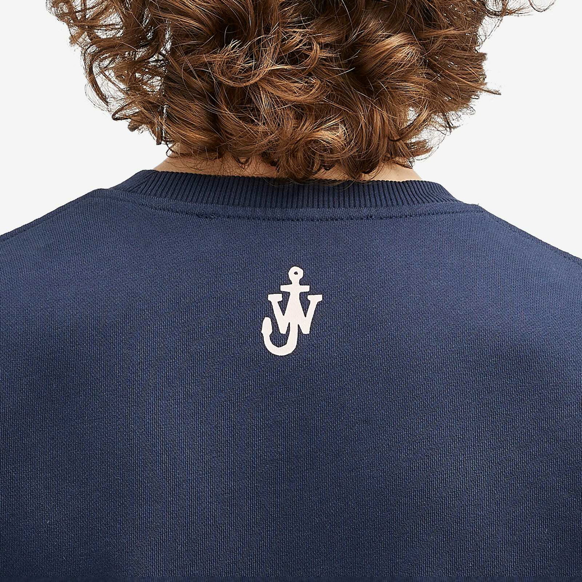 JW Anderson Men's Real Sleep Printed Sweatshirt in Dark Navy