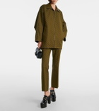 Gucci GG Canvas cotton-blend bootcut pants