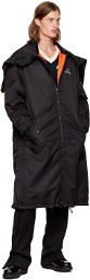 Valentino Black Insulated Coat