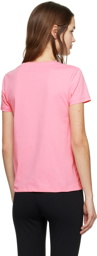 Moschino Pink Appliqué T-Shirt