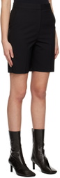 Theory Black Four-Pocket Shorts