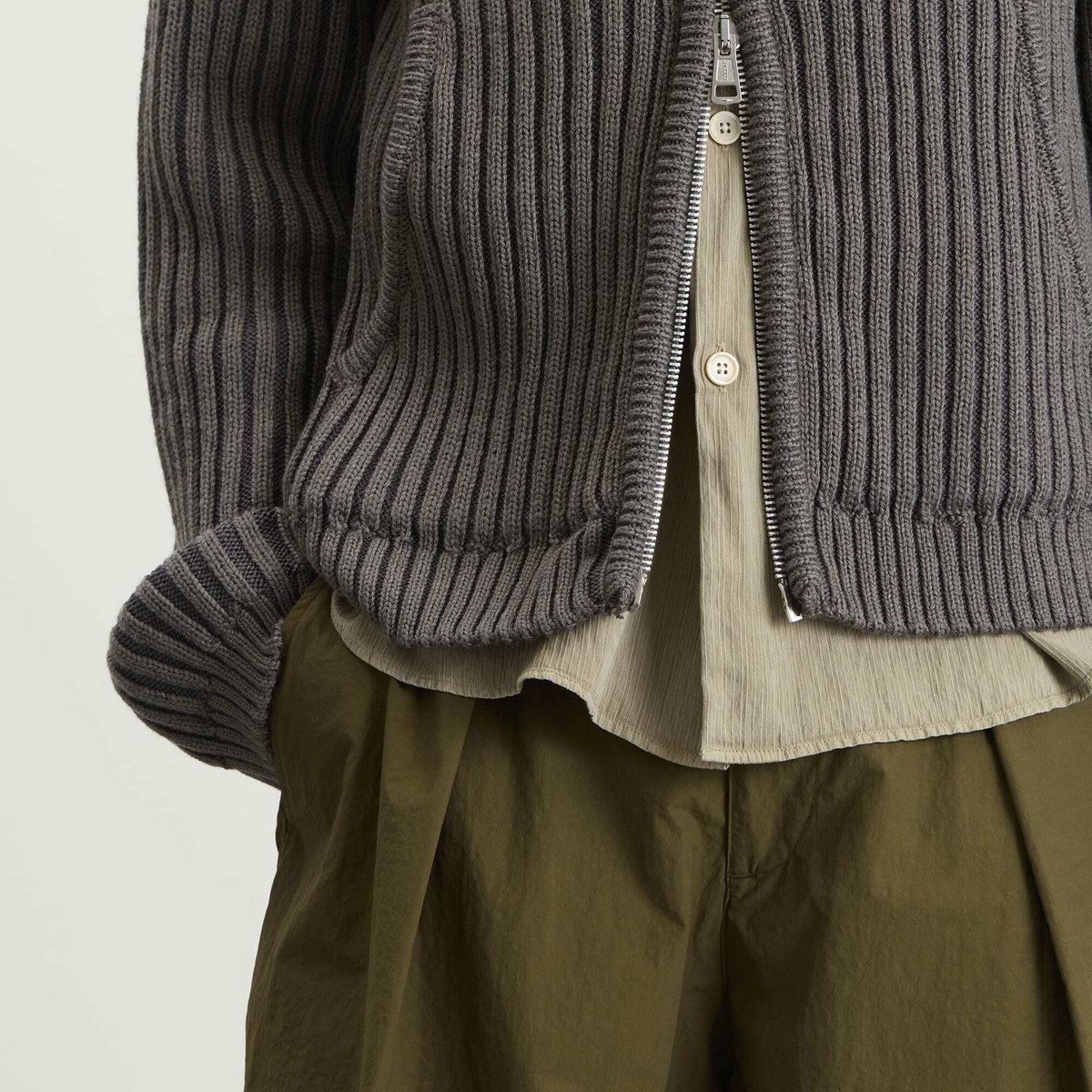 YMC Men's Nyco Deadbeat Trousers - END. Exclusive in Dark Green