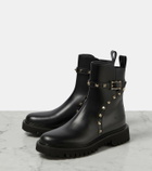 Valentino Garavani Rockstud leather combat boots