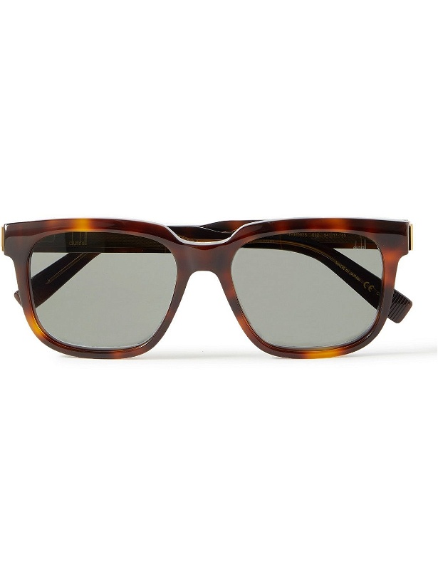 Photo: Dunhill - Square-Frame Tortoiseshell Acetate Sunglasses
