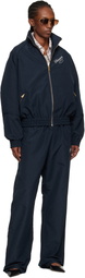 WILLY CHAVARRIA Navy Ruff Rider Track Pants