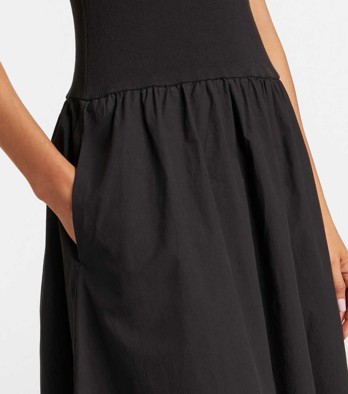 Velvet Romilly cotton-blend midi dress