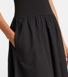 Velvet Romilly cotton-blend midi dress
