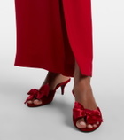 Valentino Garavani Marie A bow-detail velvet mules