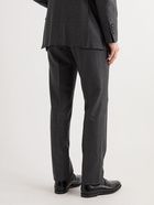 TOM FORD - Slim-Fit Prince of Wales Checked Wool Suit Trousers - Gray