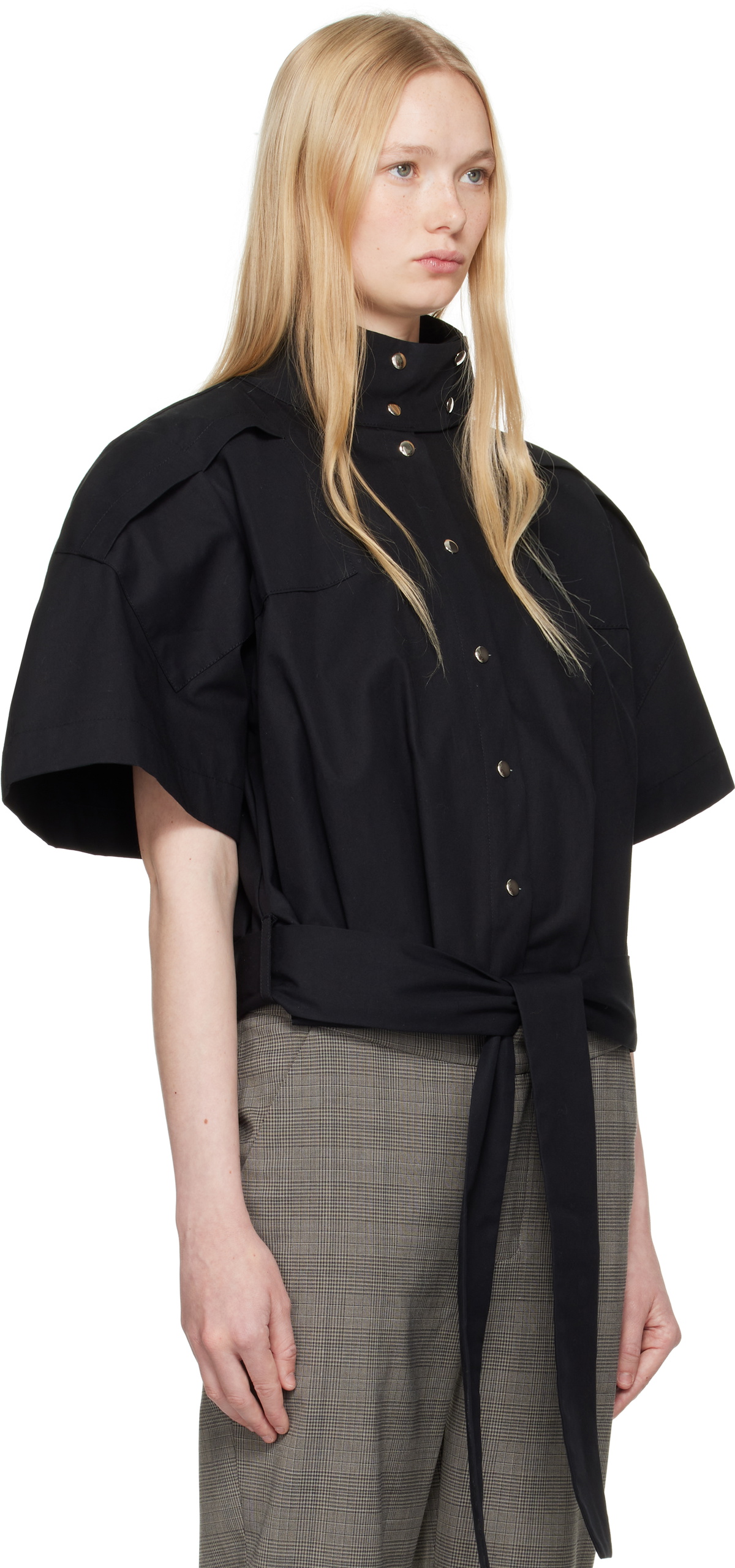 FIDAN NOVRUZOVA Black Kyla Shirt