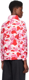 BAPE Pink ABC Camo Reversible Down Vest