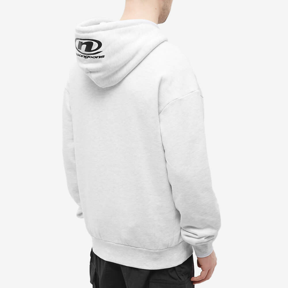 Noon Goons Men's Find Me Popover Hoody in Heather Grey Noon