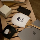 BEAMS JAPAN Paper Fan - Presented by END. in White/Blue 