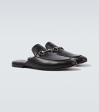 Gucci Jordaan leather mules