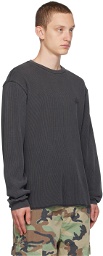 Stüssy Gray Printed Sweatshirt