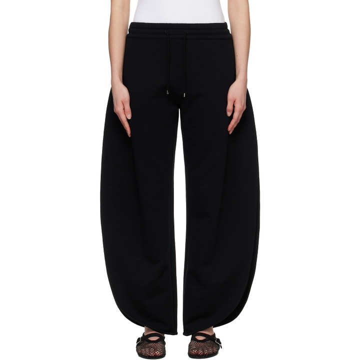 Photo: ALAÏA Black Petal Fleece Sweatpants