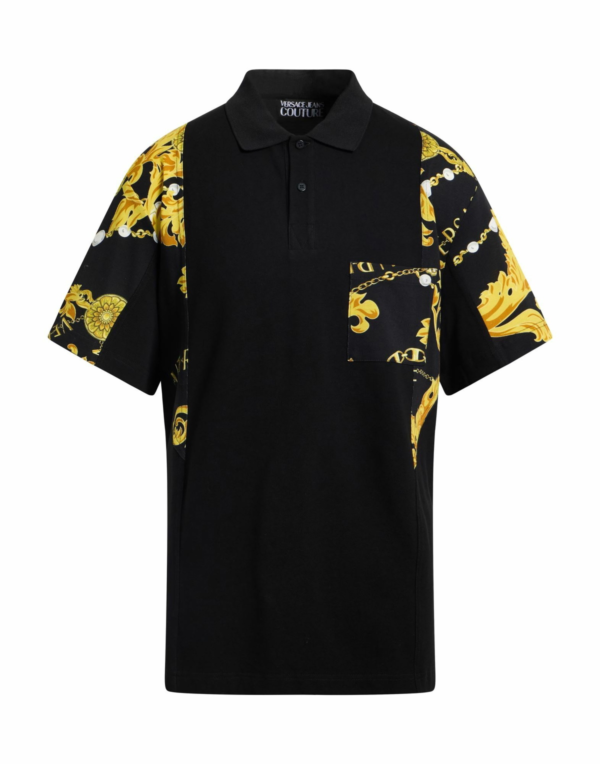 Versace Jeans Couture Mens Polo shirt in Black