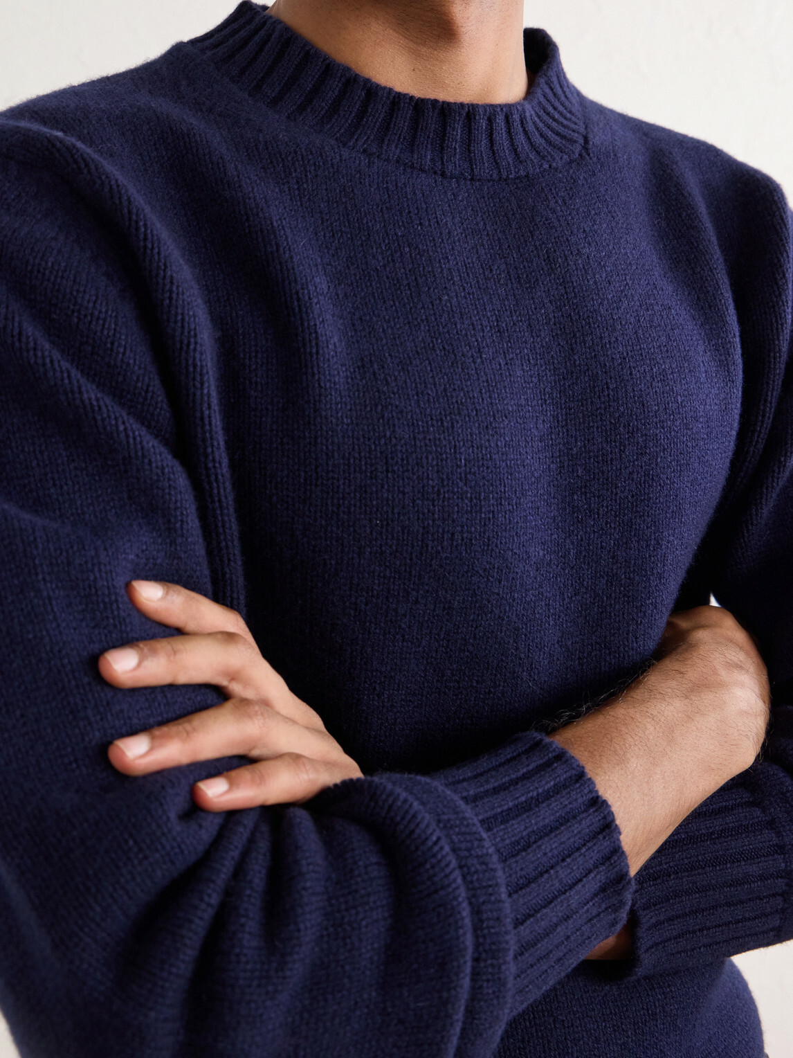 William Lockie - Merino Wool and Cashmere-Blend Sweater - Blue