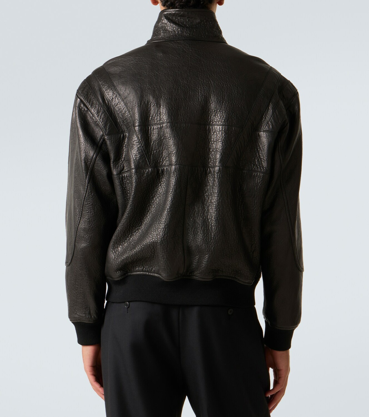 Saint Laurent Leather bomber jacket