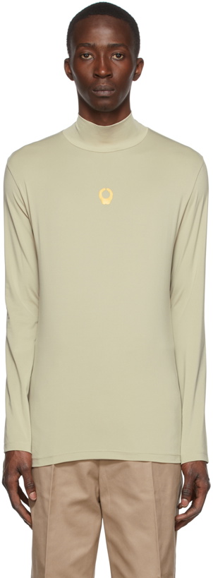 Photo: Acne Studios Green Polyester Long Sleeve T-Shirt