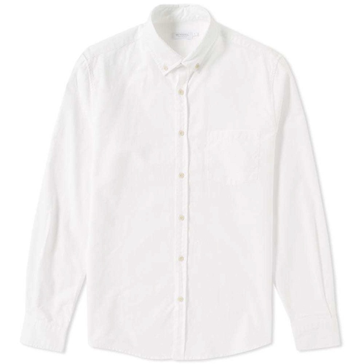Photo: Sunspel Button Down Oxford Shirt White