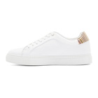 Paul Smith White Multistripe Basso Sneakers