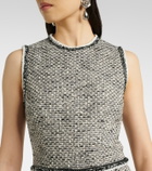 Safiyaa Andrea tweed midi dress