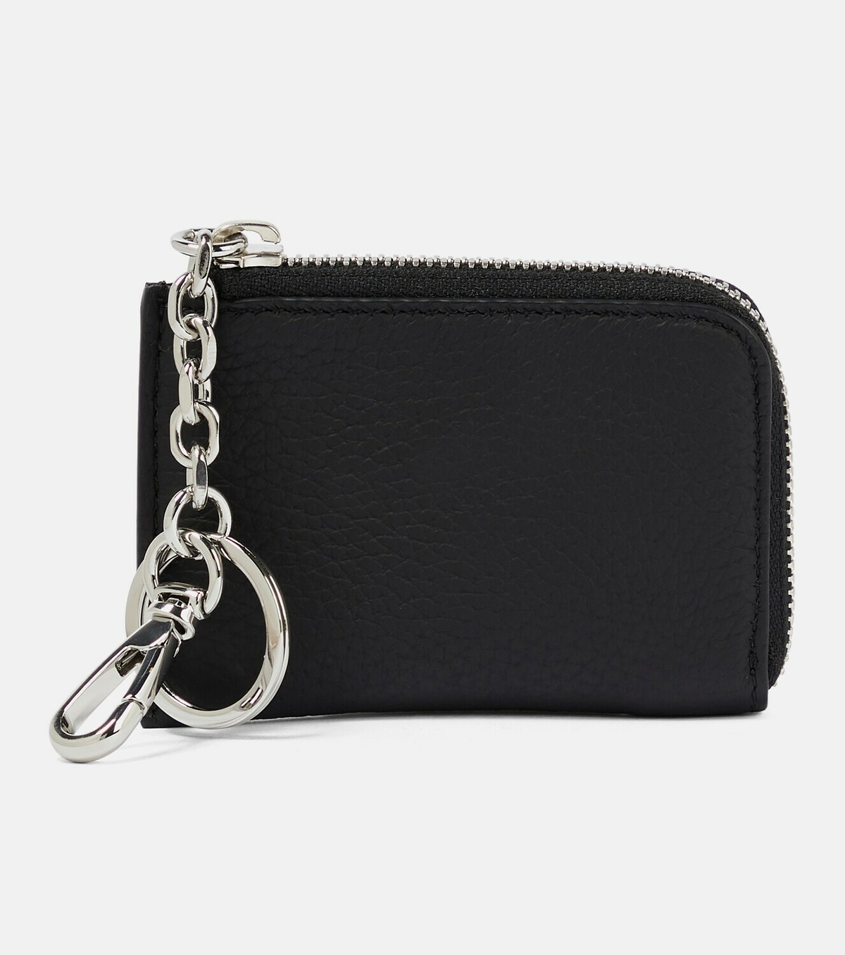 Maison Margiela - Leather card holder with keychain