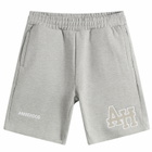 ANNIE HOOD Men's College Sweat Shorts in Grey/Grey