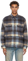 Reese Cooper Brushed Wool Flannel Button-Down Shirt