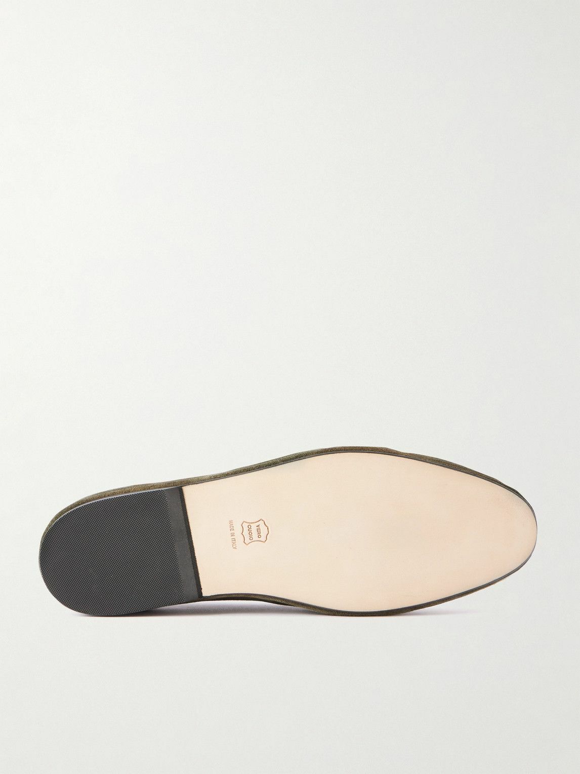 Rubinacci - Marphy Tasseled Suede Loafers - Green