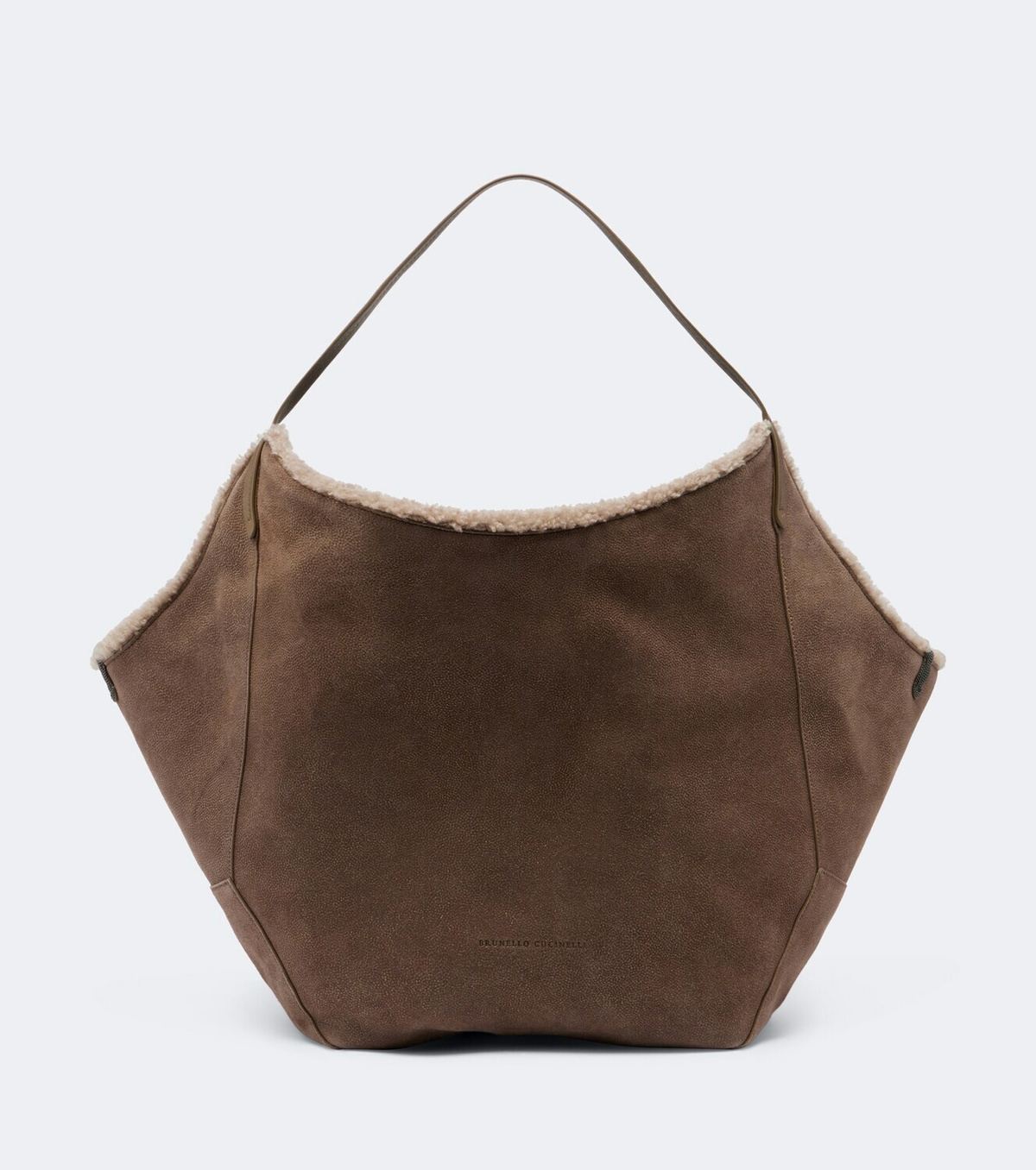 Brunello Cucinelli Duo Large reversible leather tote bag